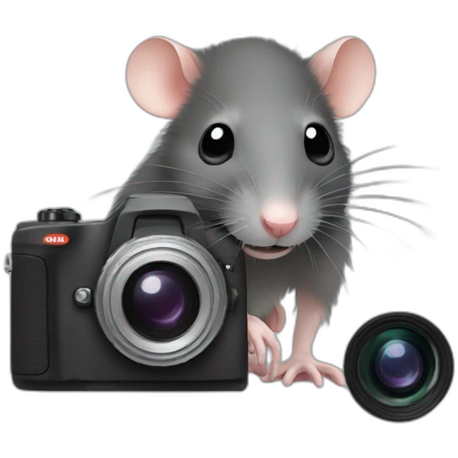 Rat camera emoji