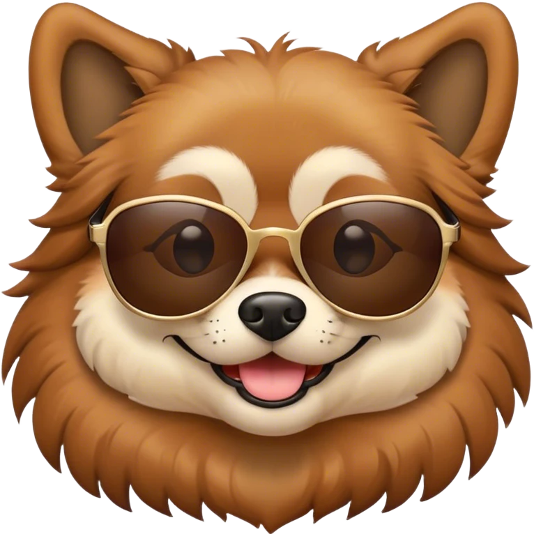 dog wearing sunglasses  emoji