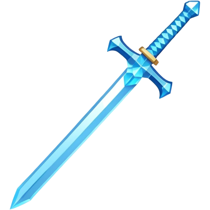 Minecraft diamond sword  emoji