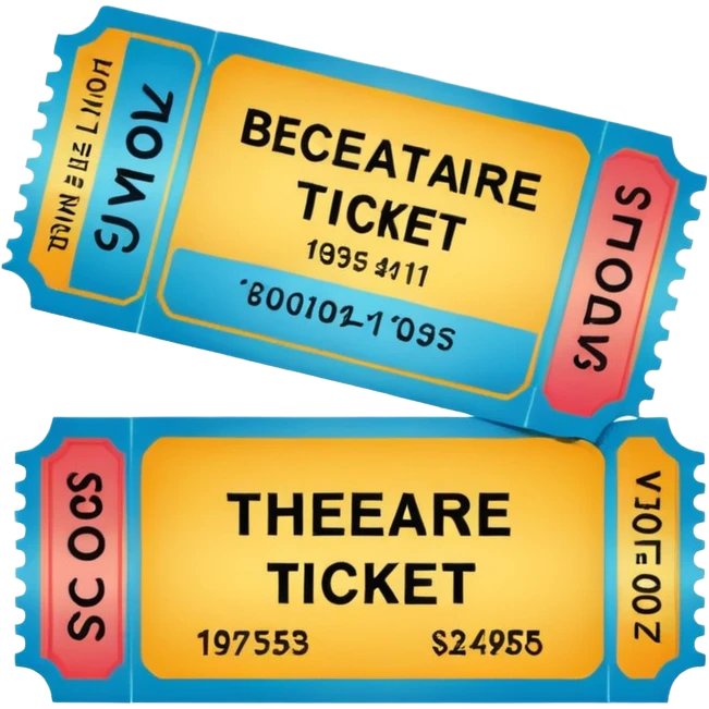 theatre ticket emoji