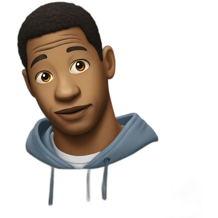 jonathan majors portrait wrinkles emoji