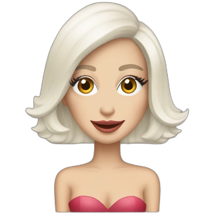 lady gaga bebendo cerveja emoji