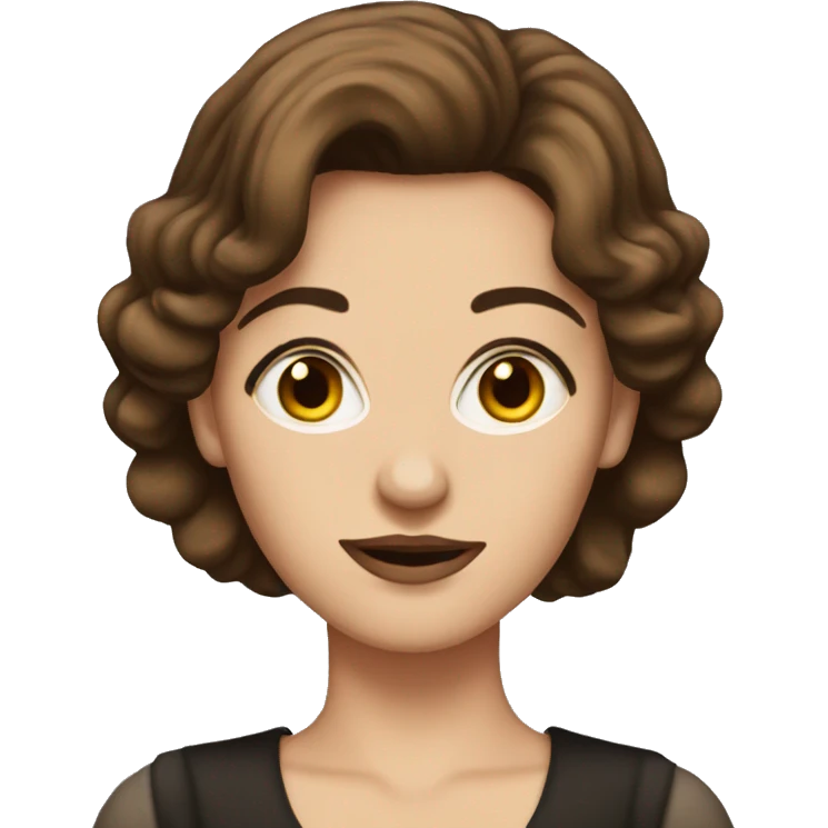 Brown haired and eyes Countess emoji