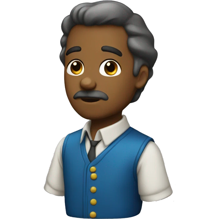 Fiocco blu emoji