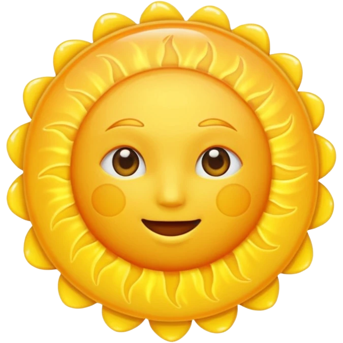 sun in 2d  emoji