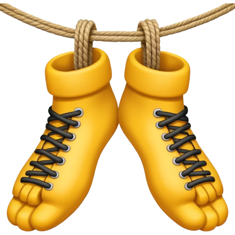 Feet tied together emoji