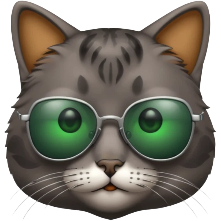 Cat wearing sunglasses emoji