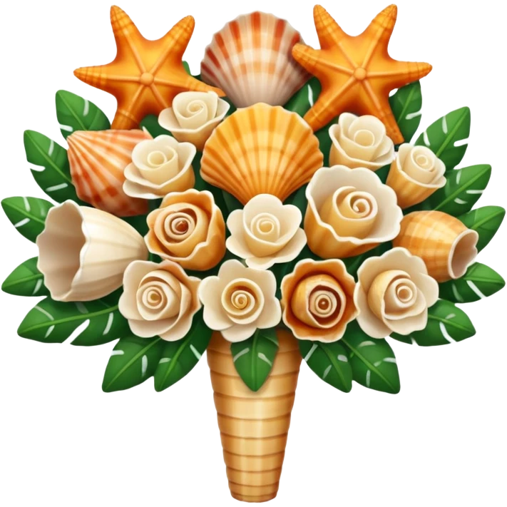 Seashell bouquet  emoji