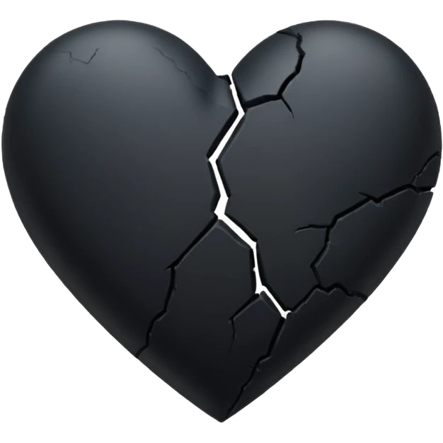 bad black heart emoji