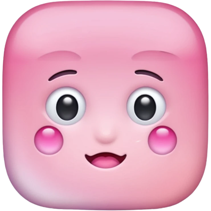 Aesthetic pink emoji