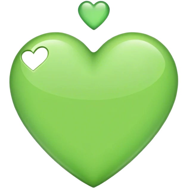 light green heart emoji