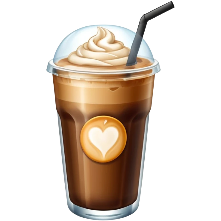 Ice coffee emoji