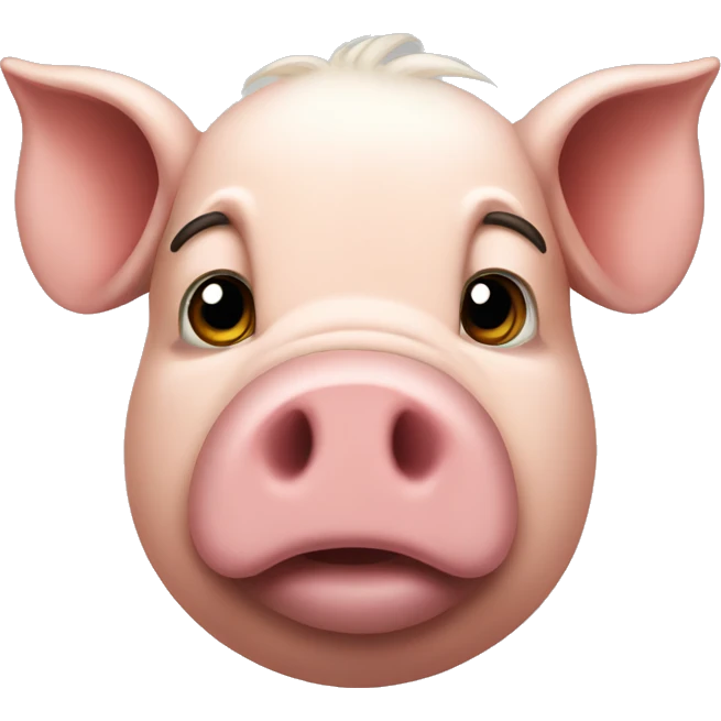 Buff pig emoji