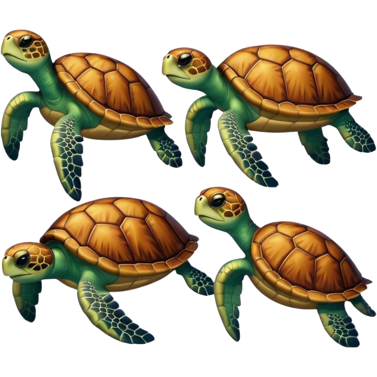 Sea turtles emoji