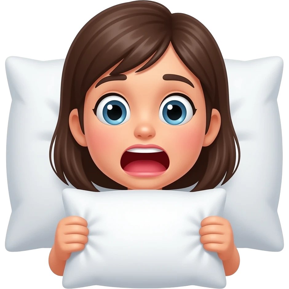 girl screaming into a pillow emoji emoji