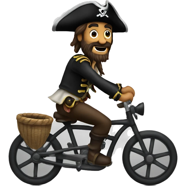 pirate on a bike emoji
