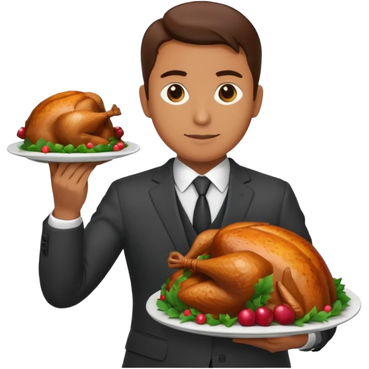 Turkey at the bank emoji