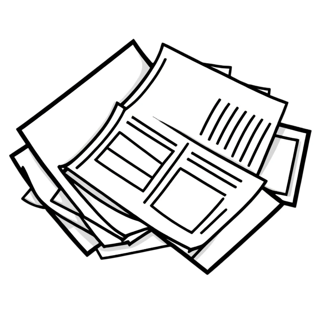 scattered papers on the floor emoji