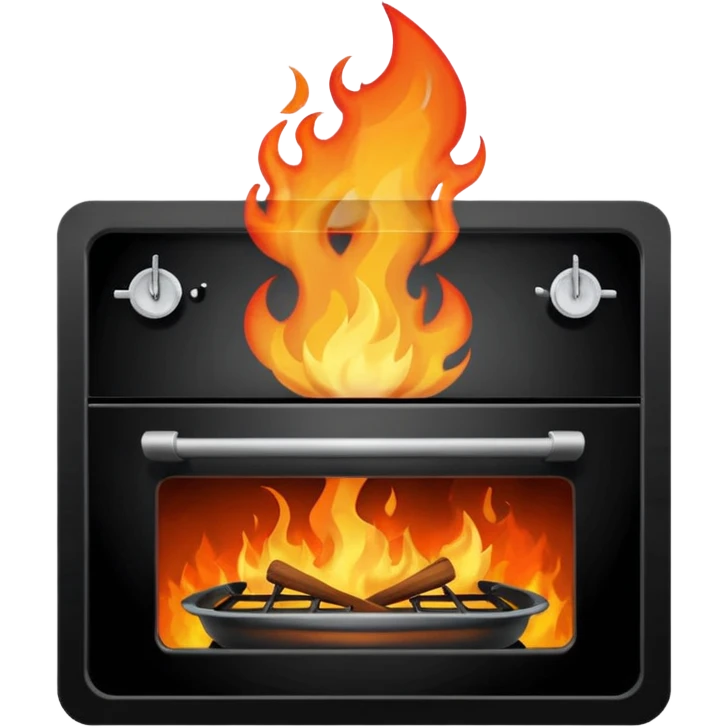 Burning kitchen  emoji