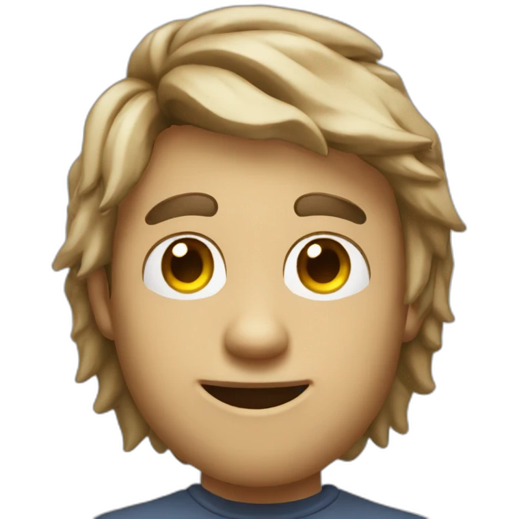 Video creator mokey one eye blinking emoji