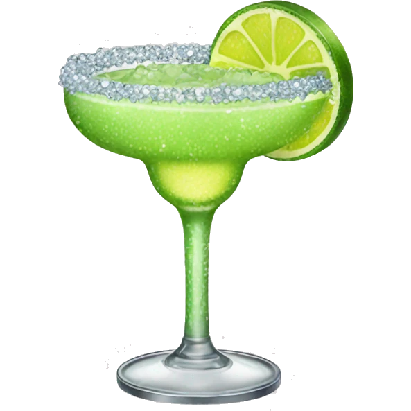 Sparkling margarita emoji