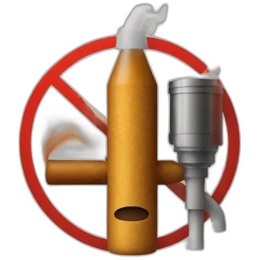 No vaping sign emoji