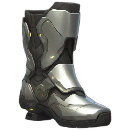 futuristic armored Omega Energy boots emoji