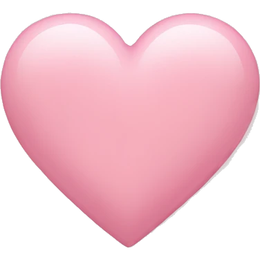 Baby pink heart emoji