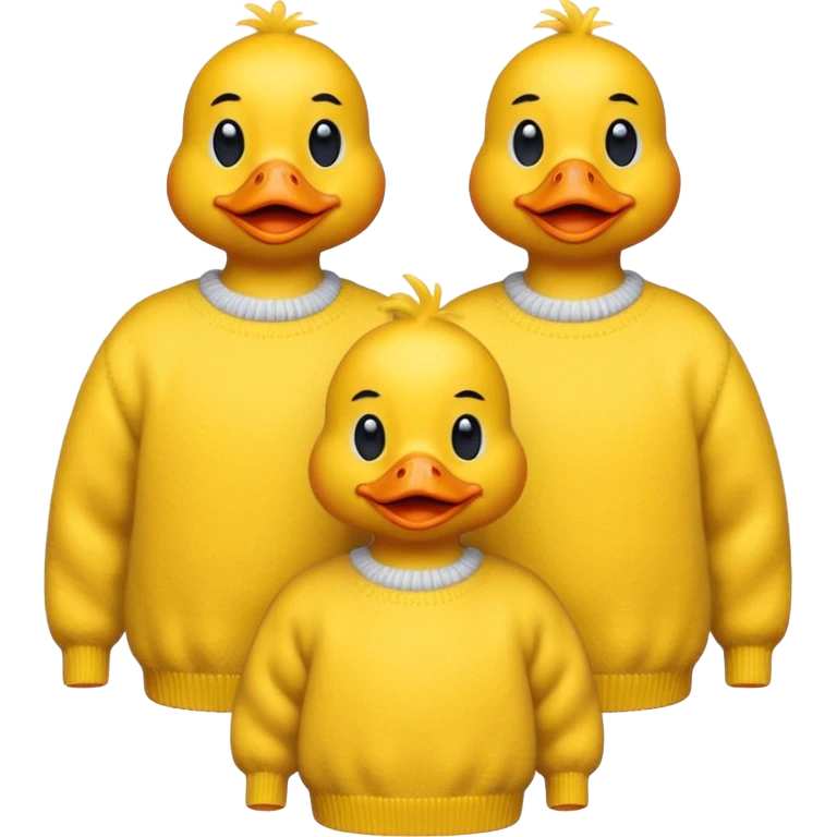 sweaters with ducks emoji