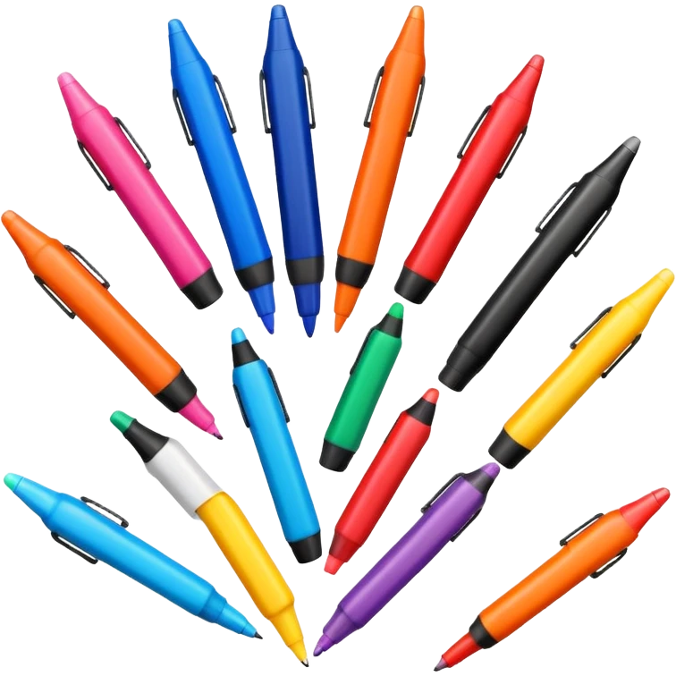 felt-tip pens emoji