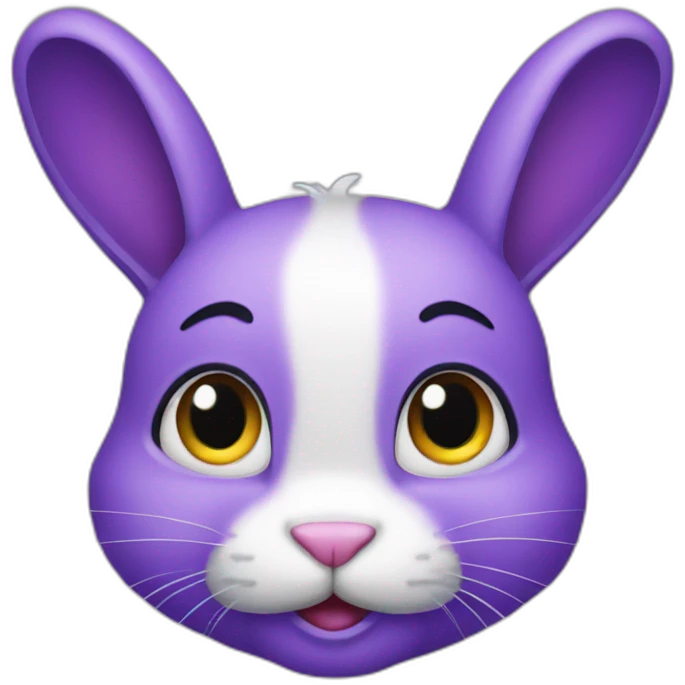 Purplr bunny emoji