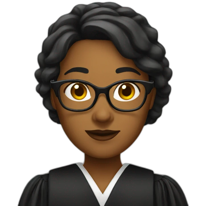 Female judge emoji
