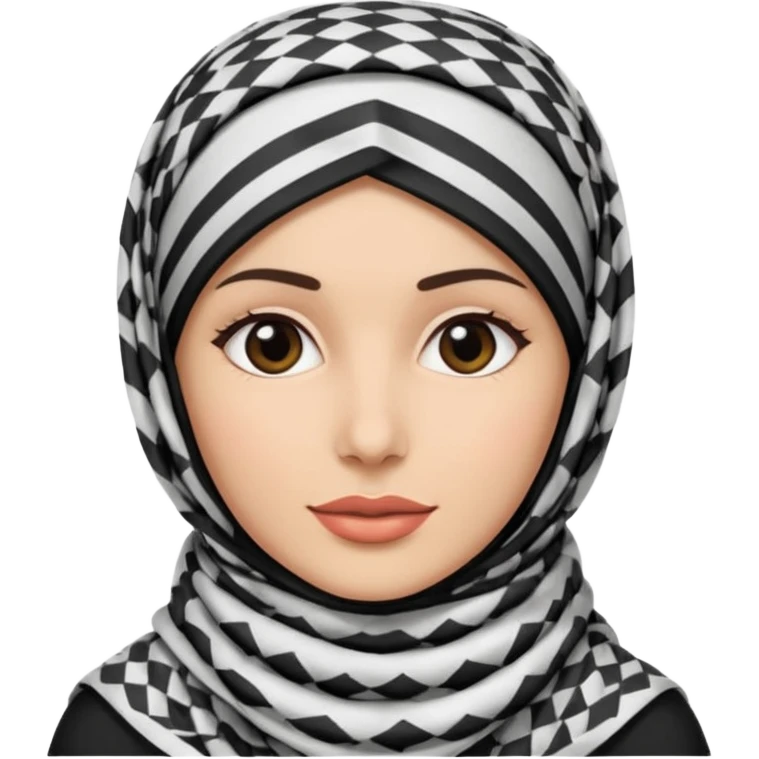 Woman in Keffiyeh emoji