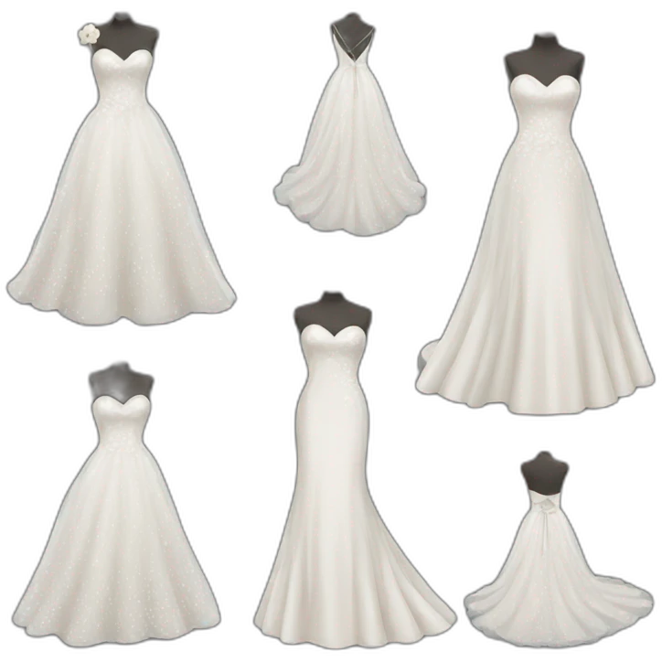 Wedding dress emoji