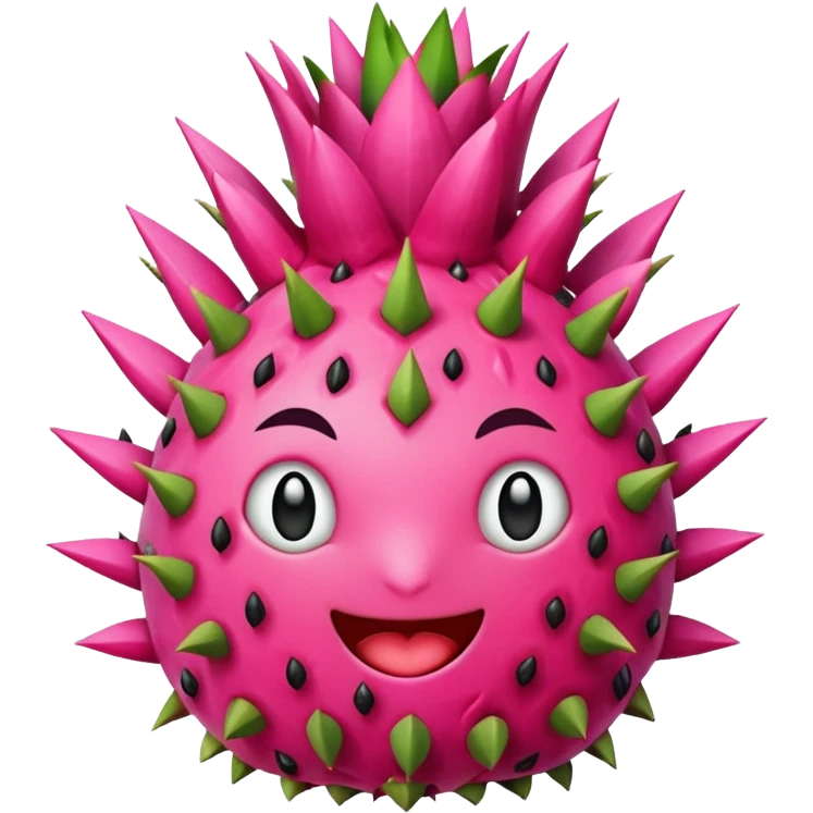 Créame un emoji de Pitaya o dragón fruit emoji