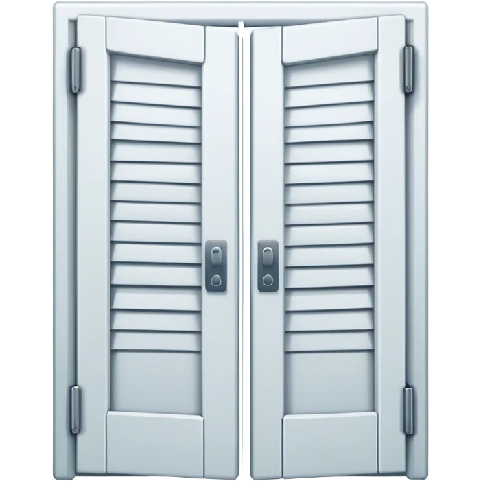 Broken shutter door emoji