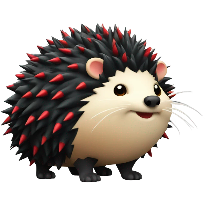 shadow the hedgehog but obese emoji