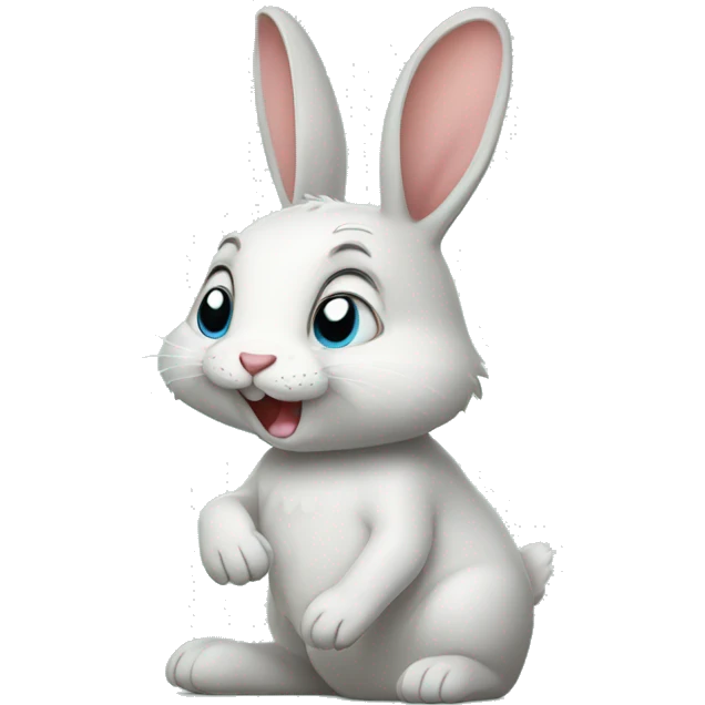animated rabbit pats emoji