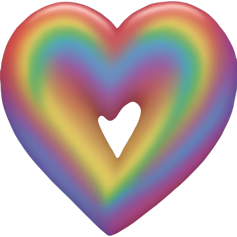 rainbow heart  emoji