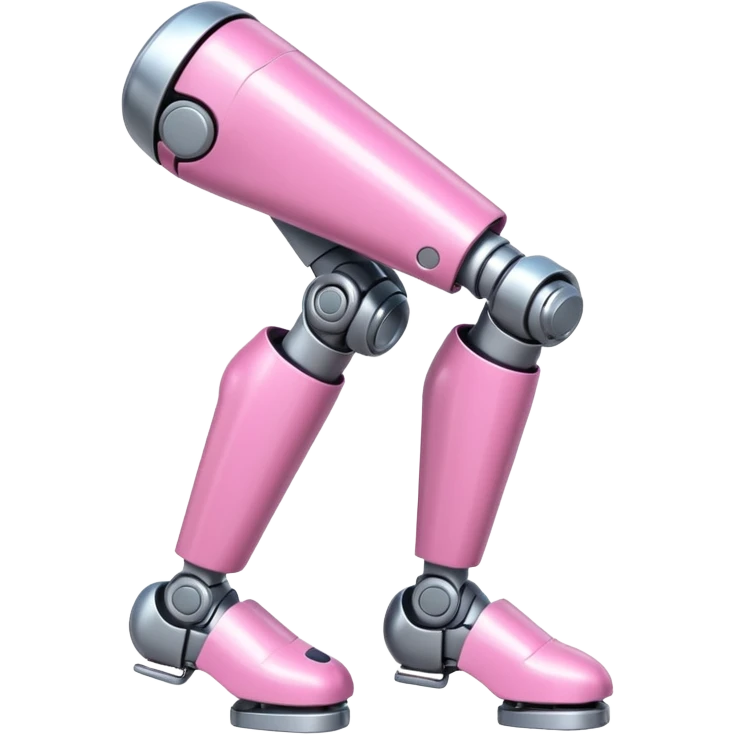 pink robotic cybernatic leg emoji