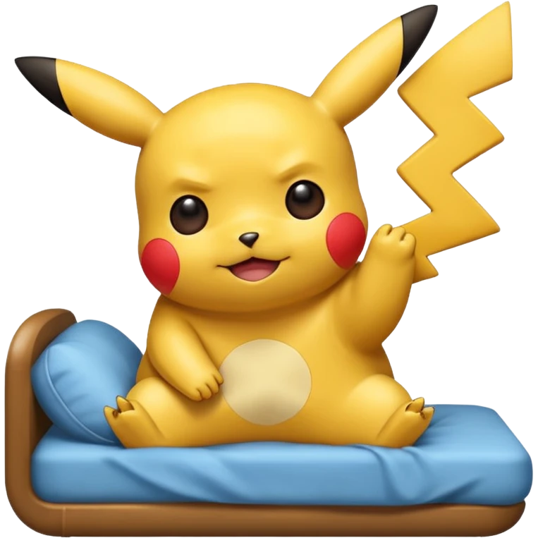 Pikachu dormido emoji