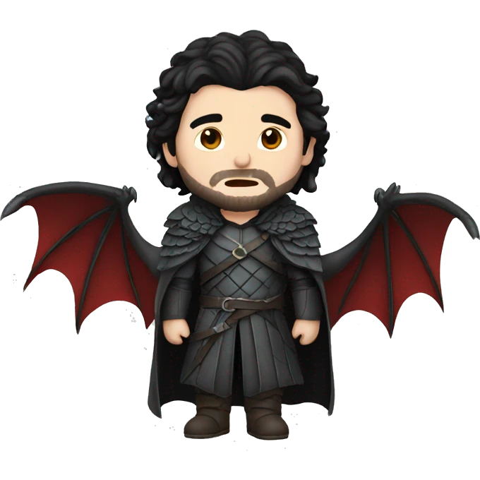 jon snow + dragon emoji