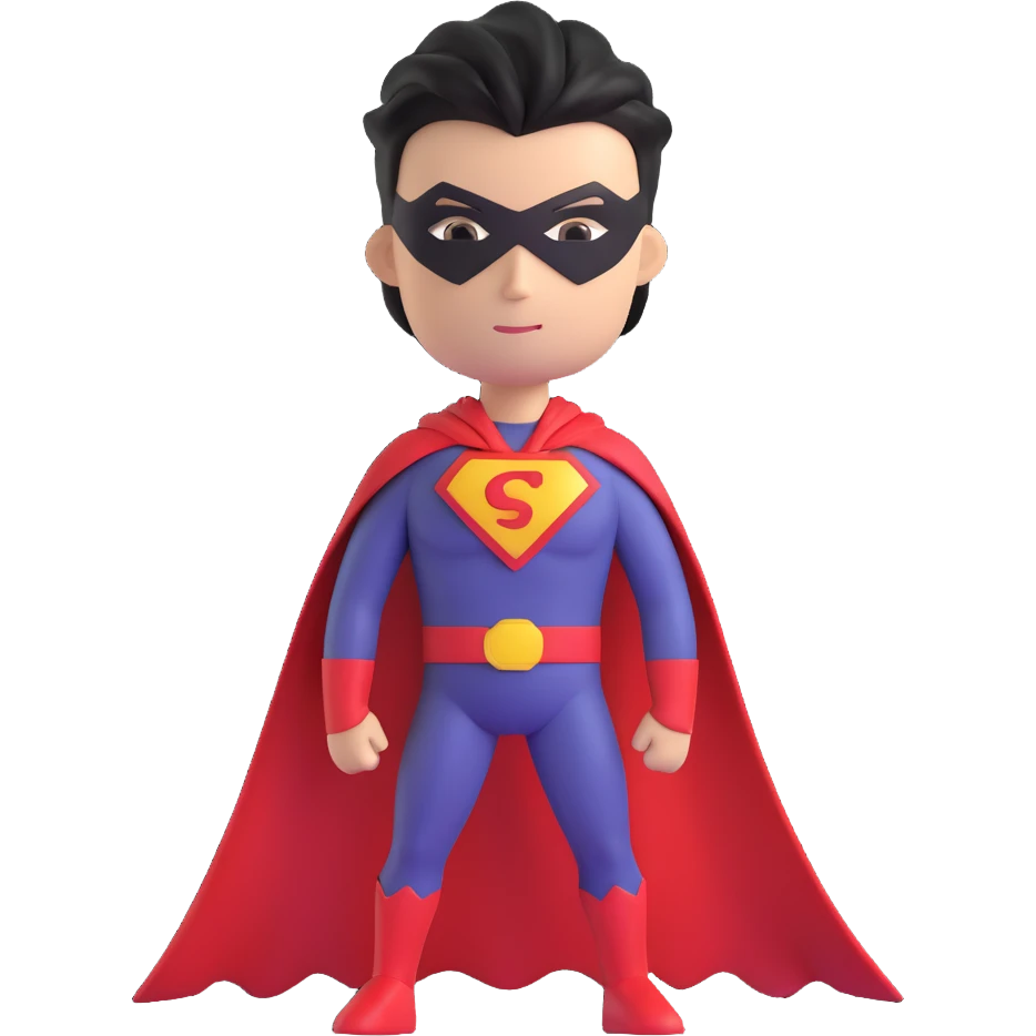 Hair hero emoji