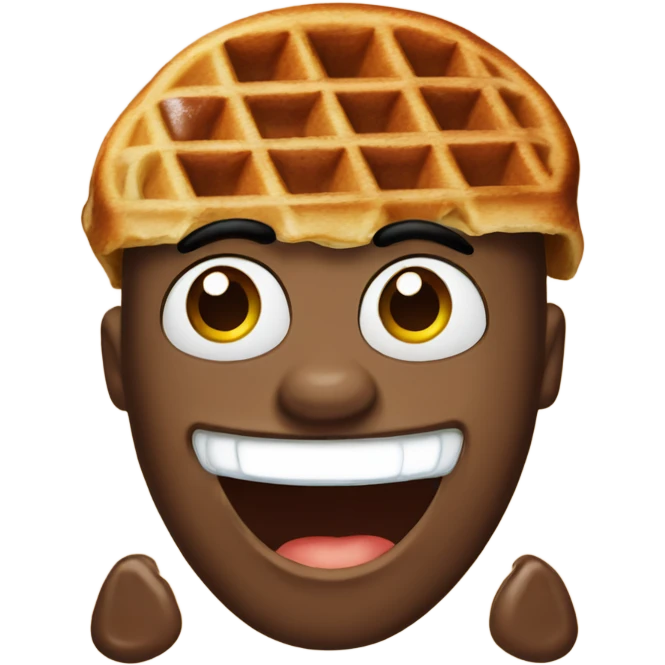 nutella waffle emoji