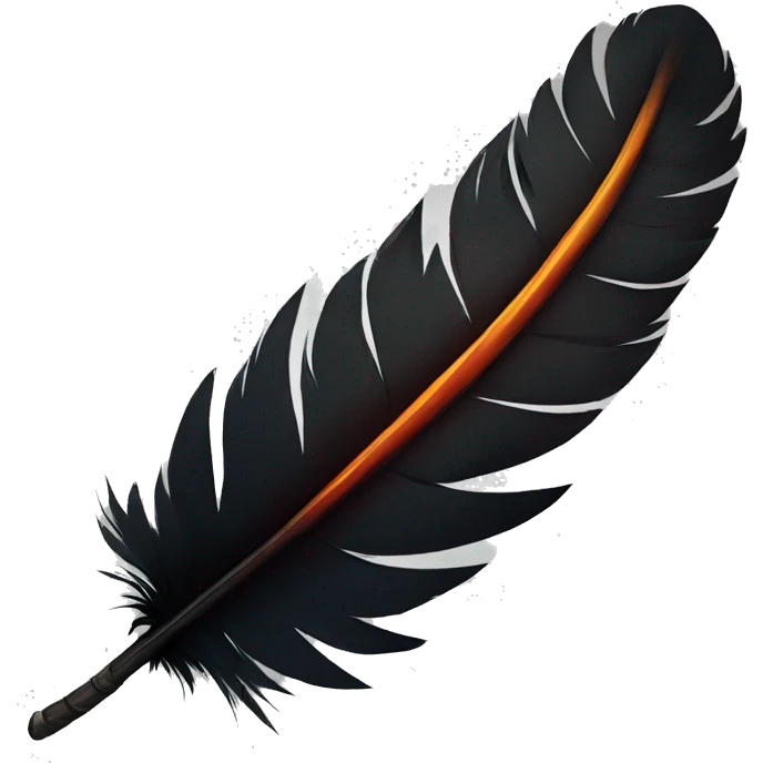 black phoenix feathers emoji
