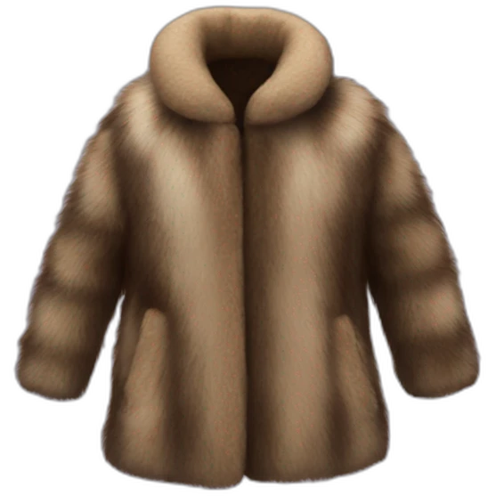 fur coat emoji