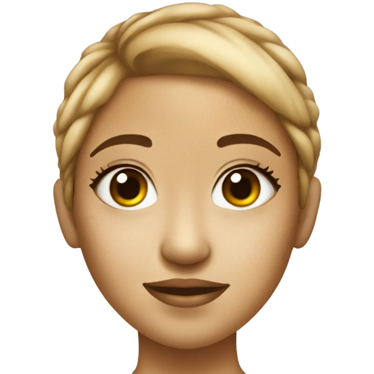The hyperpigmentation girl emoji