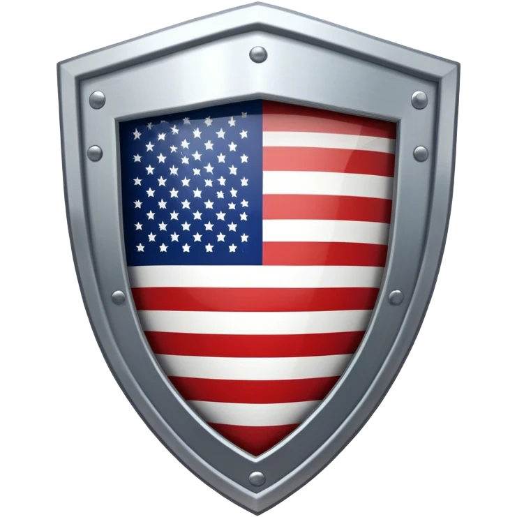 shield with the US flag emoji