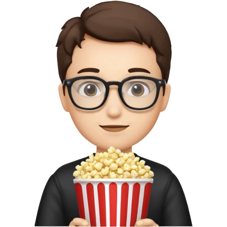 person watching a movie emoji