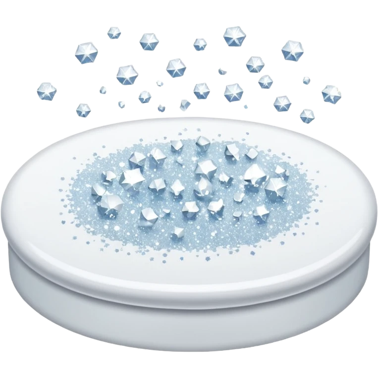 glitter white market emoji